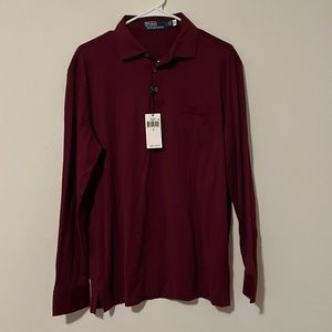Polo by Ralph Lauren Men’s Large Burgundy color long sleeve t shirt.